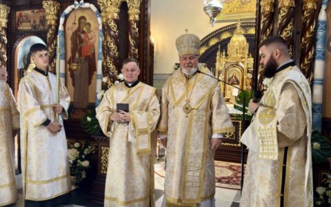 Архиєрейська Божественна Літургія та дияконські свячення в Стрию